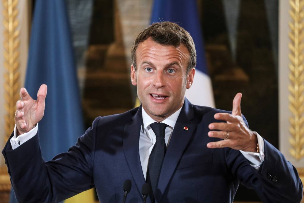 França: Macron não falou sobre a autoria dos ataques a dois navios petroleiros no Golfo de Omã (Ludovic Marin/Reuters)