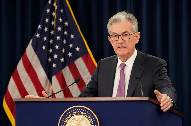 Fed: Powell disse que a política monetária não deve reagir a oscilações de curto prazo no sentimento (Kevin Lamarque/Reuters)