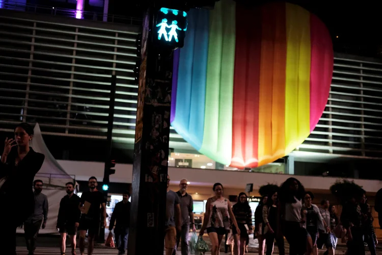 Avenida Paulista: neste mês, o STF decidiu criminalizar homofobia e transfobia (Nacho Doce/Reuters)