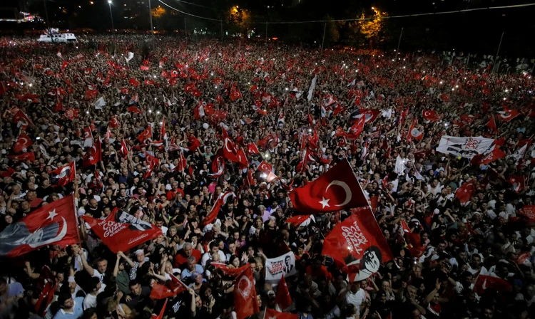 Turquia: a vitória da oposição em Istambul é considerada uma das maiores derrotas de Tayyip Erdogan (Kemal Aslan/Reuters)