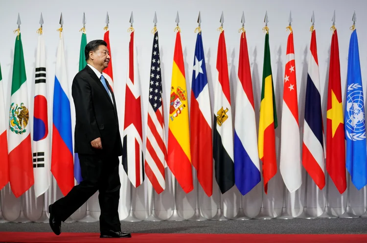 Presidente da China, Xi Jinping, durante cúpula do g20 no Japão (Kevin Lamarque/Reuters)