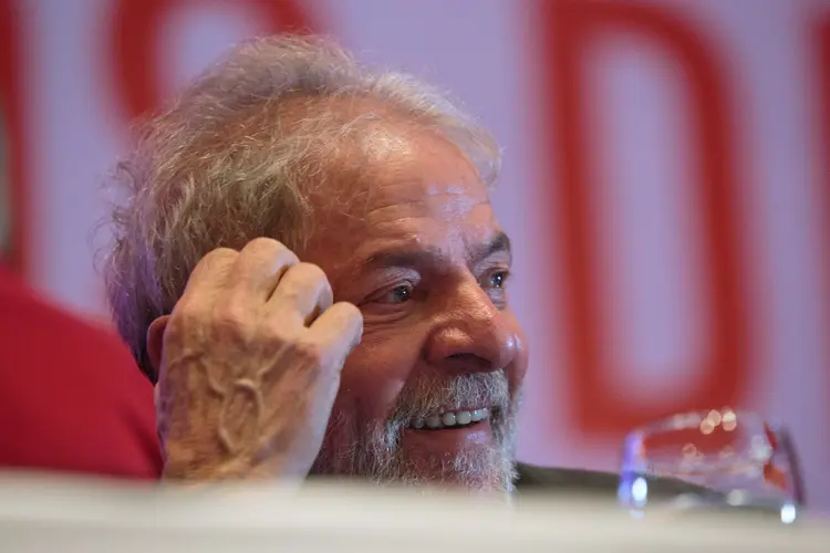 Lula: juíza pediu certidão que aponta a conduta carcerária do ex-presidente preso desde abril de 2018 (Patricia Monteiro/Bloomberg)