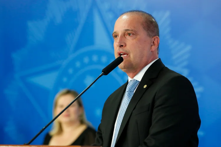 Onyx: ministro disse que os trabalhadores poderão sacar até 500 reais de cada conta que tiverem no FGTS (Alan Santos/PR/Flickr)