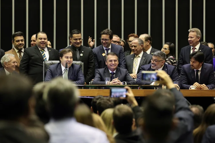 Governo Bolsonaro: os partidos com viés ideológico de centro à direita têm votado de forma parecida, com apoio ao governo (Marcos Corrêa/Flickr)