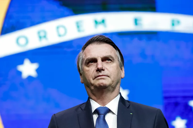 Bolsonaro: o então candidato teria recebido doações de empresas na forma de serviços de divulgação no WhatsApp (Alan Santos/PR/Flickr)