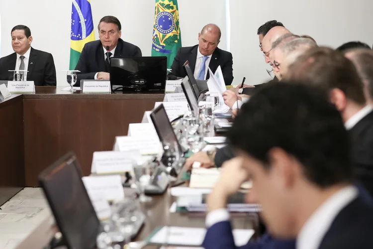 Bolsonaro: presidente fez discurso durante o evento de lançamento do Plano Safra 2019/20 (Marcos Corrêa/PR/Flickr)