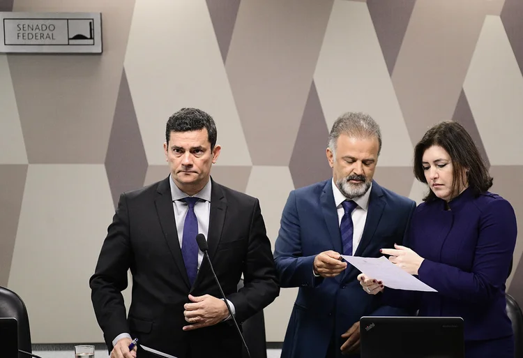 Sergio Moro: PF tem provas de que um hacker tentou se passar pelo ministro (Pedro França/Agência Senado)
