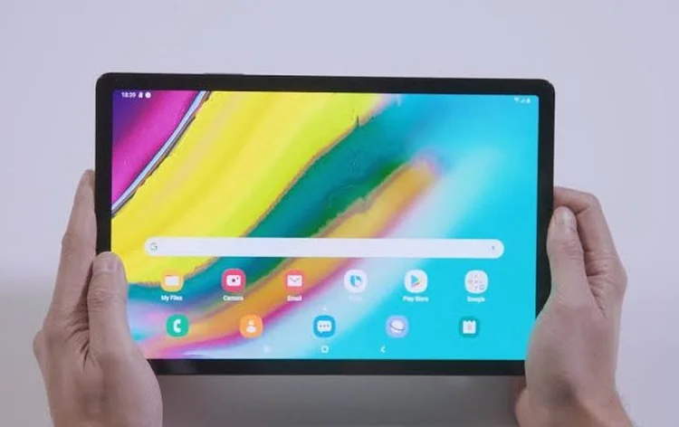 Tab S5e: Tablet Android tem reconhecimento facial e som 360 graus (Samsung/Divulgação)