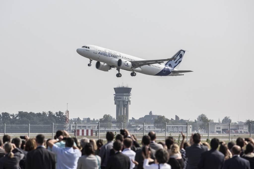 Airbus avalia fabricar 1º avião elétrico híbrido para reduzir poluição