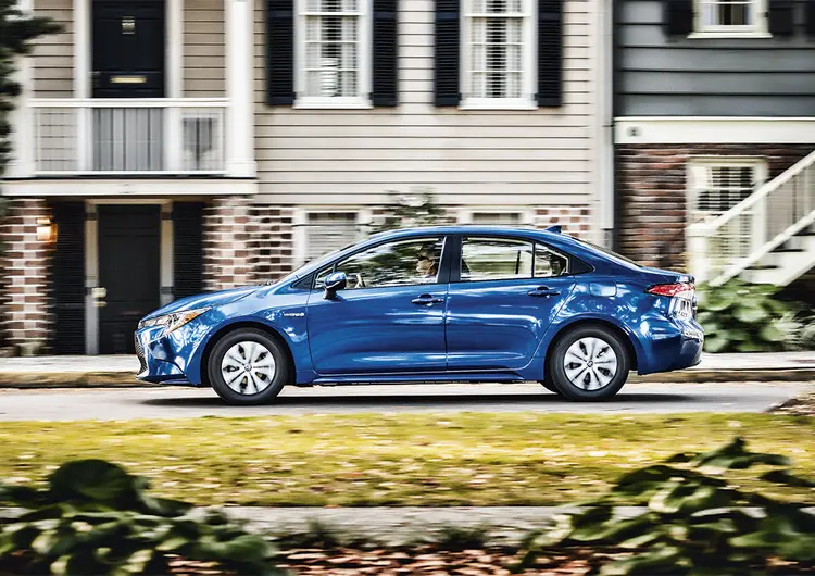 Novo Corolla: a versão híbrida do sedã da Toyota usará etanol (Toyota/Divulgação)