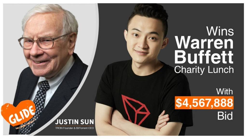 Criador de criptomoeda pagará US$ 4,6 mi por almoço com Warren Buffett