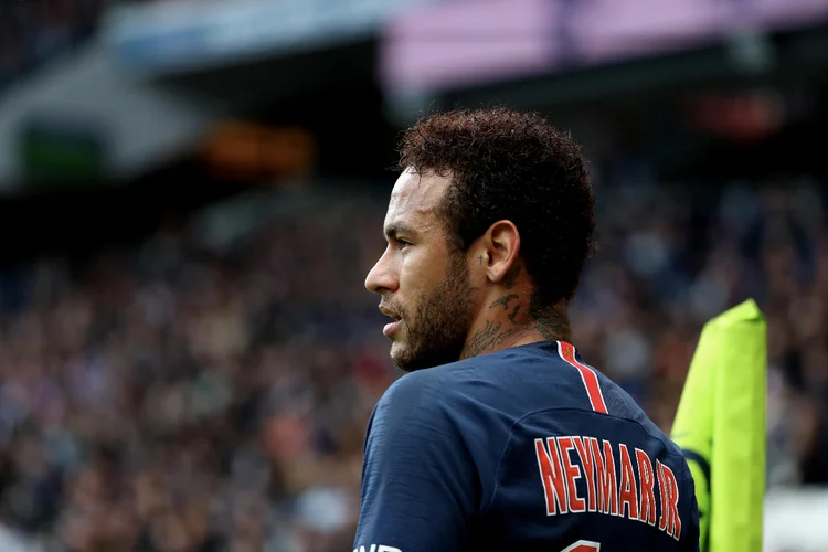 Neymar: jogador negou todas as acusações, afirmando ter caído em uma "armadilha" (Xavier Laine/Getty Images)