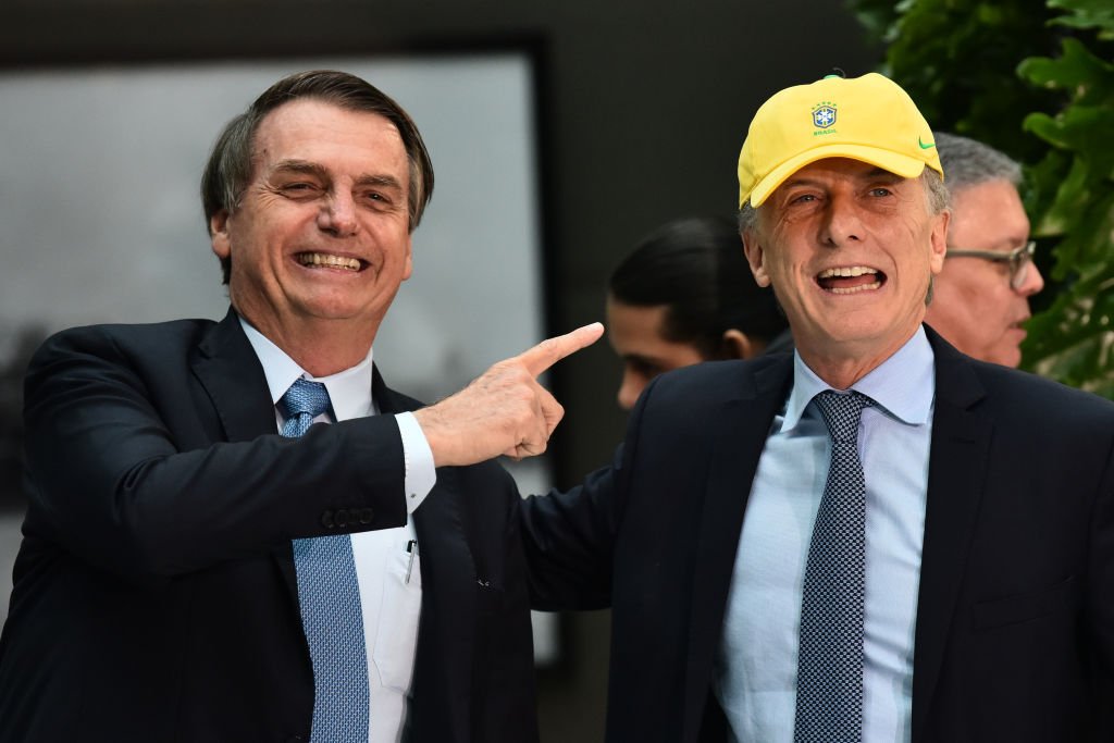 Argentina: Bolsonaro apoia a reeleição de Macri, que perdeu as primárias para a oposição (Amilcar Orfali/Getty Images)