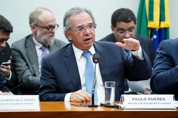 Paulo Guedes: governo vai liberar mais de R$100 bi em compulsório (Pablo Valadares/Câmara dos Deputados/Reprodução)