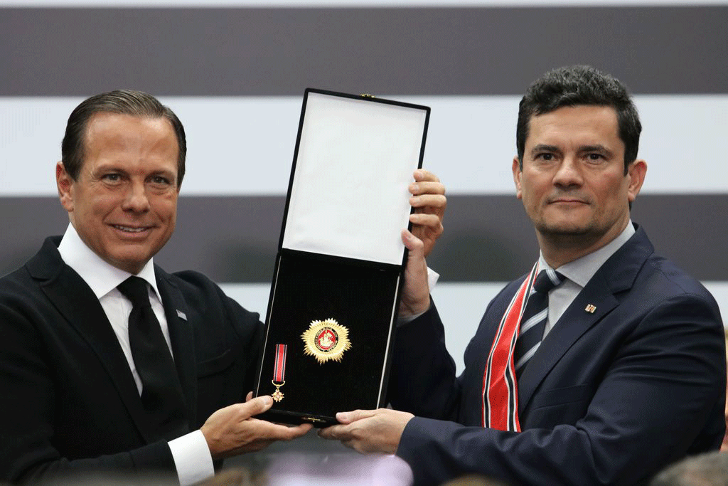 João Doria e Sergio Moro (Rovena Rosa/Agência Brasil)