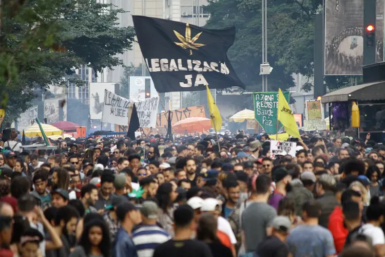 Marcha da Maconha em SP: protesto pede pelo fim da guerra às drogas no Brasil (Getty/Getty Images)