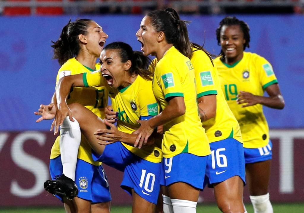 Seleção Brasileira de Futebol Feminino: time também jogará contra a Itália na segunda feira, 10 (Phil Noble/Reuters)