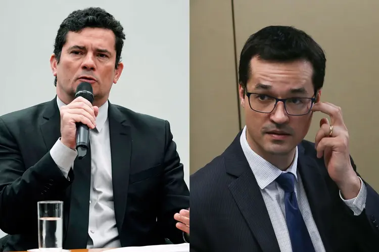 Moro e Dellagnol: os dois envolvidos nos vazamentos serão ouvidos (Agência Brasil/Montagem/Exame)