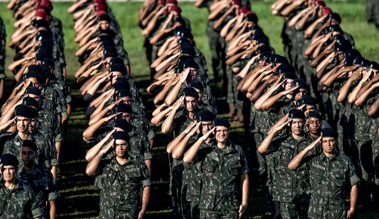 Militares: proposta com novas regras de aposentadoria para a categoria vai a votação no Senado (Ricardo Moraes/Reuters)