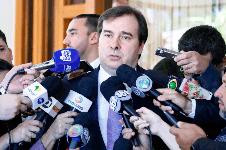 Rodrigo Maia: deputado defende a inclusão de Estados e municípios na reforma (Luis Macedo/Agência Câmara)