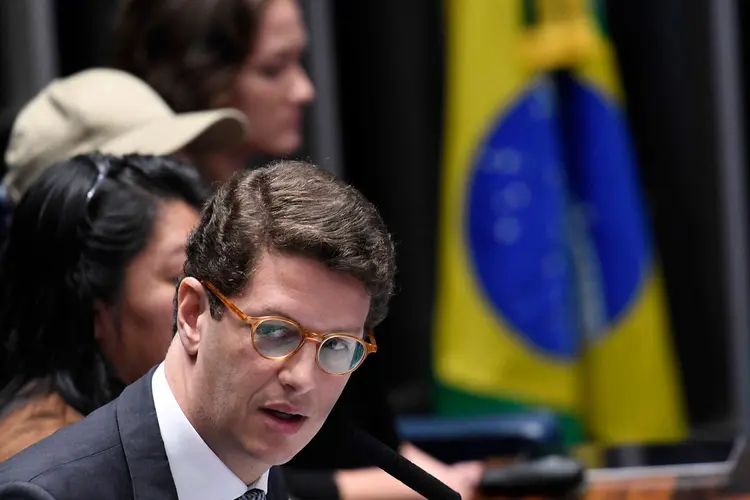 Salles: filiados do Novo pediram a expulsão do ministro da sigla (Edilson Rodrigues/Agência Senado)