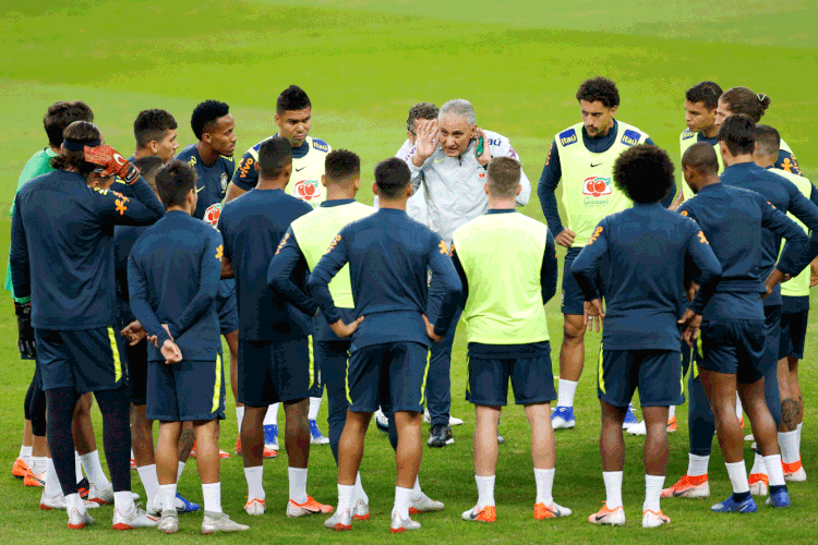 Seleção brasileira: equipe busca vaga nas quartas de final em jogo contra o Peru (Diego Vara/Reuters)