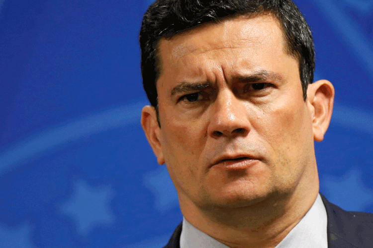 Sergio Moro: aprovação ao ministro caiu 7 pontos entre abril e julho (Adriano Machado/Reuters)