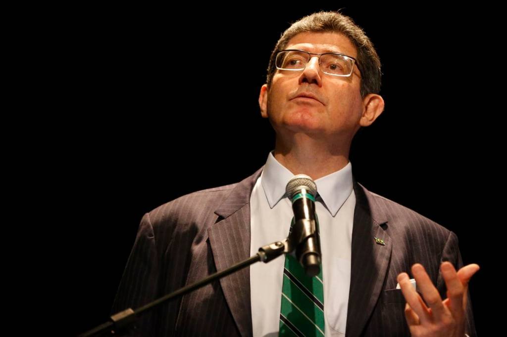 Joaquim Levy: presidente do BNDES pediu demissão na manhã deste domingo (Tânia Rêgo/Agência Brasil)