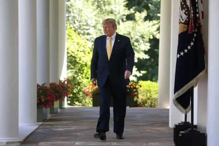 DONALD TRUMP: o presidente americano recuou de ataque ao Irã após conversa com apresentador da Fox News  / Leah Millis/Reuters