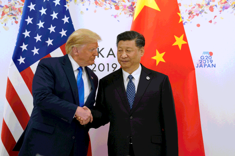 EUA: Trump reagiu depois que a China anunciou uma nova retaliação (Kevin Lamarque/Reuters)