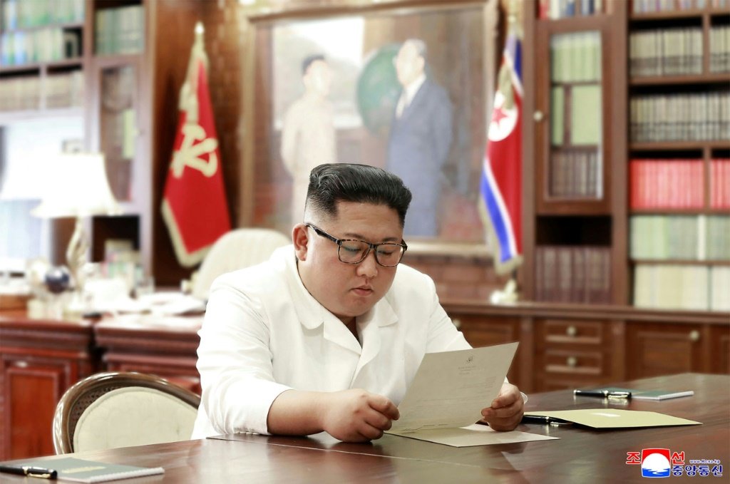 O líder da Coreia do Norte, Kim Jong-Un: ausência em uma importante celebração do regime levantou suspeitas sobre sua condição de saúde (AFP/AFP)