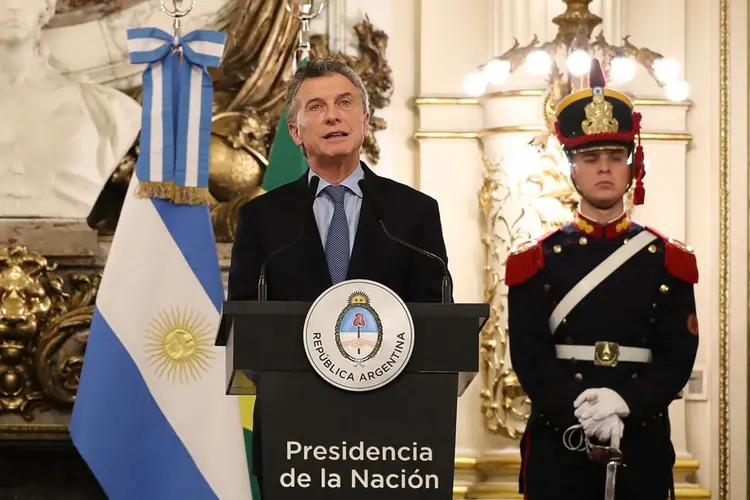 Mauricio Macri: Presidente argentino disse que a Argentina e o vizinho Brasil estão conversando com os Estados Unidos sobre o acordo de livre comércio (Marcos Corrêa/PR/Agência Brasil)