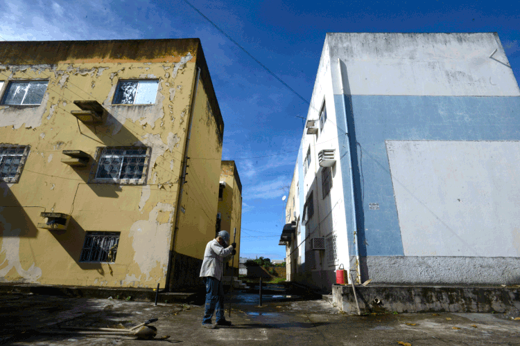 Bairro do Mutange: A área do entorno da mina, que já não possui mais moradores (Leo Caldas/Exame)