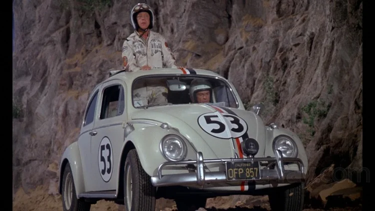 Cena do filme "The Love Bug": Fusca famoso no mundo todo (Divulgação/Divulgação)