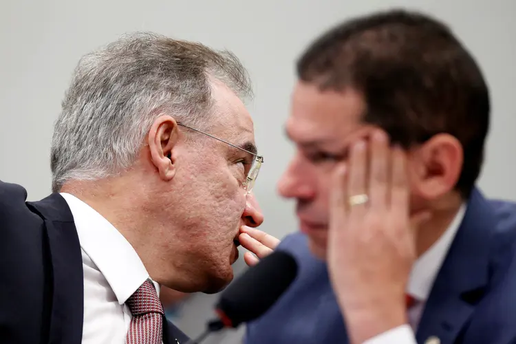 Samuel Moreira e Marcelo Ramos: Relator e presidente da reforma na comissão especial, respectivamente (Adriano Machado/Reuters)