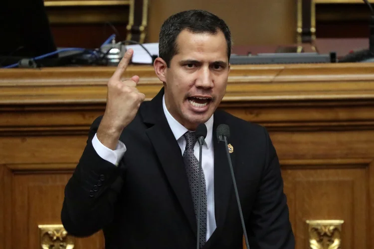 Juan Guaidó: Líder da oposição venezuelana disse que "nunca será um bom momento para a mediação com sequestradores, violadores de direitos humanos, e com uma ditadura" (Manaure Quintero/Reuters)