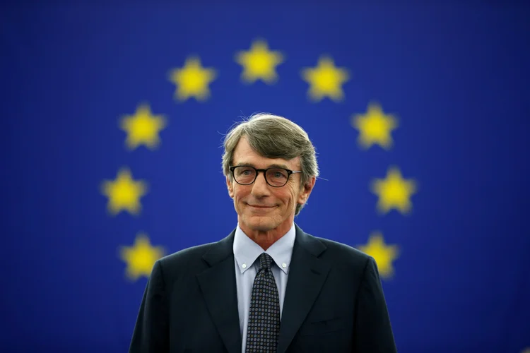 UE: o socialista italiano David Sassoli será presidente do Parlamento Europeu por 2 anos e meio (Vincent Kessler/Reuters)