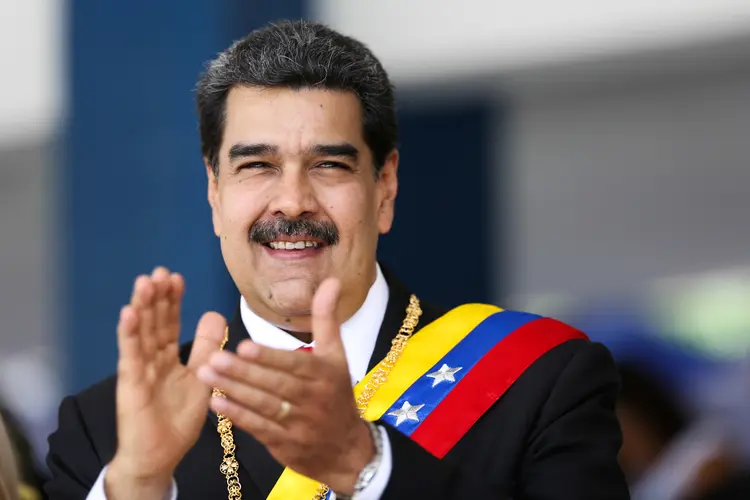 Maduro: seguidores do chavismo atenderam ao pedido do presidente do país (Miraflores Palaca/Reuters)