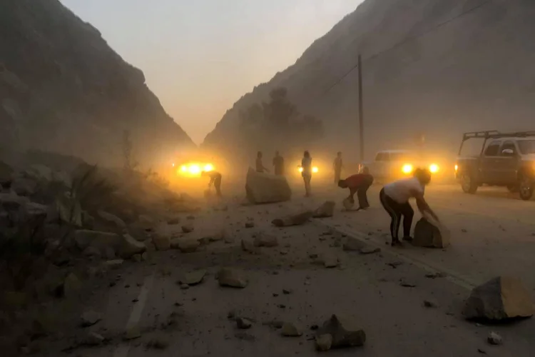 Terremoto na Califórnia: tremor é o mais forte a atingir o estado nos últimos 20 anos (LISA WALKER/Reuters)