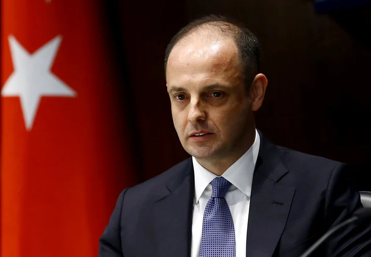 Murat Cetinkaya: rumores em círculos econômicos e políticos apontavam diferenças entre Cetinkaya e o governo (Umit Bektas//File Photo/Reuters)