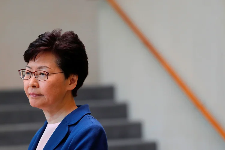 Hong Kong: "Dou como morto o projeto de lei de extradição", disse a governante (Tyrone Siu/Reuters)