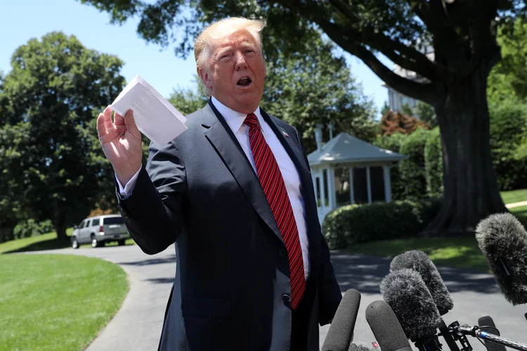 Donald Trump: "Falei com ele ontem. Eu acho que ele fará um ótimo trabalho. Acho que teremos uma ótima relação" (Leah Millis/Reuters)