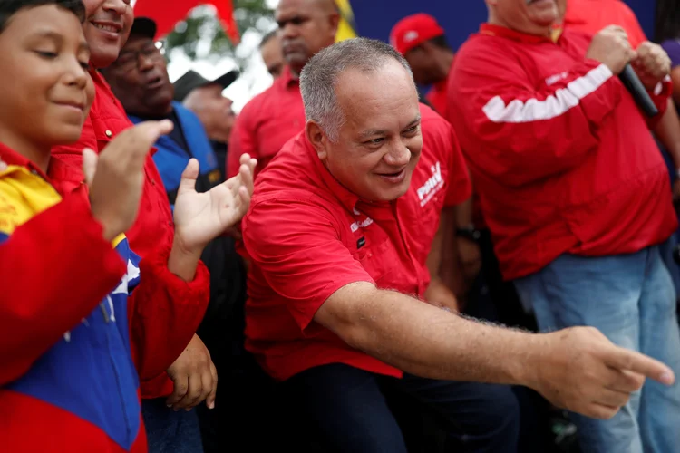 Diosdado Cabello, vice-presidente do Partido Socialista: para o político, EUA pode entrar na Venezuela (Carlos Garcia Rawlins/Reuters)