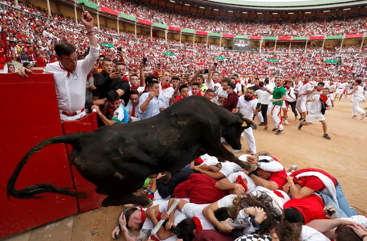 Espanha: as festas de São Firmino acontecem de 6 a 14 de julho (Susana Vera/Reuters)