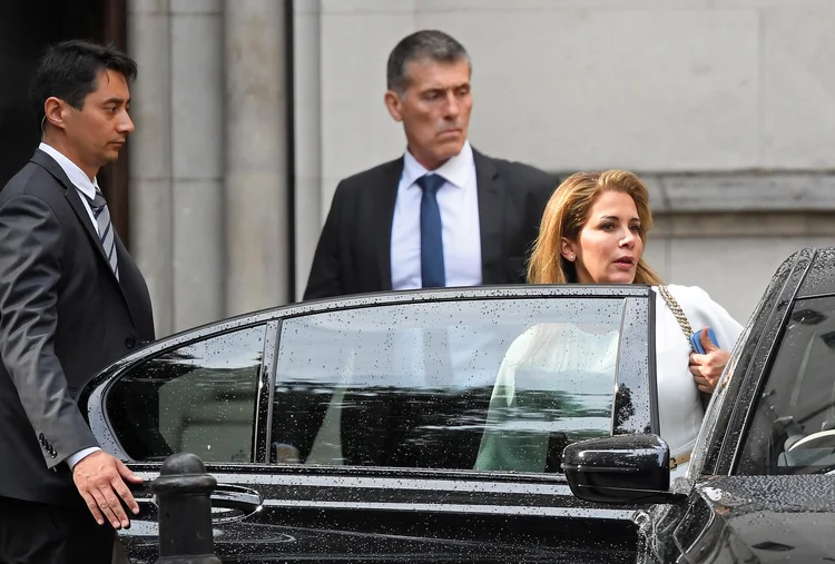 Princesa Haya, esposa do emir de Dubai, Mohamed bin Rashed al Maktum: ela pediu proteção à Justiça britânica (Toby Melville/Reuters)