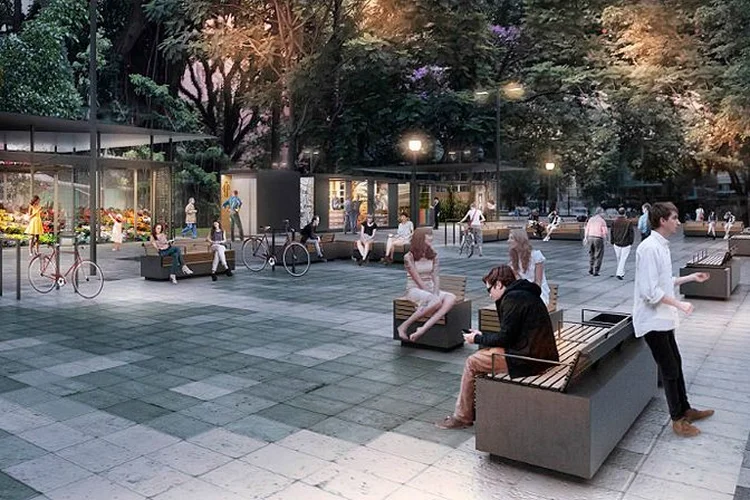 Projeto de requalificação do Largo do Arouche: MP alega que obras podem modificar local tombado pelo Patrimônio Histórico (Prefeitura Municipal de São Paulo/Divulgação)