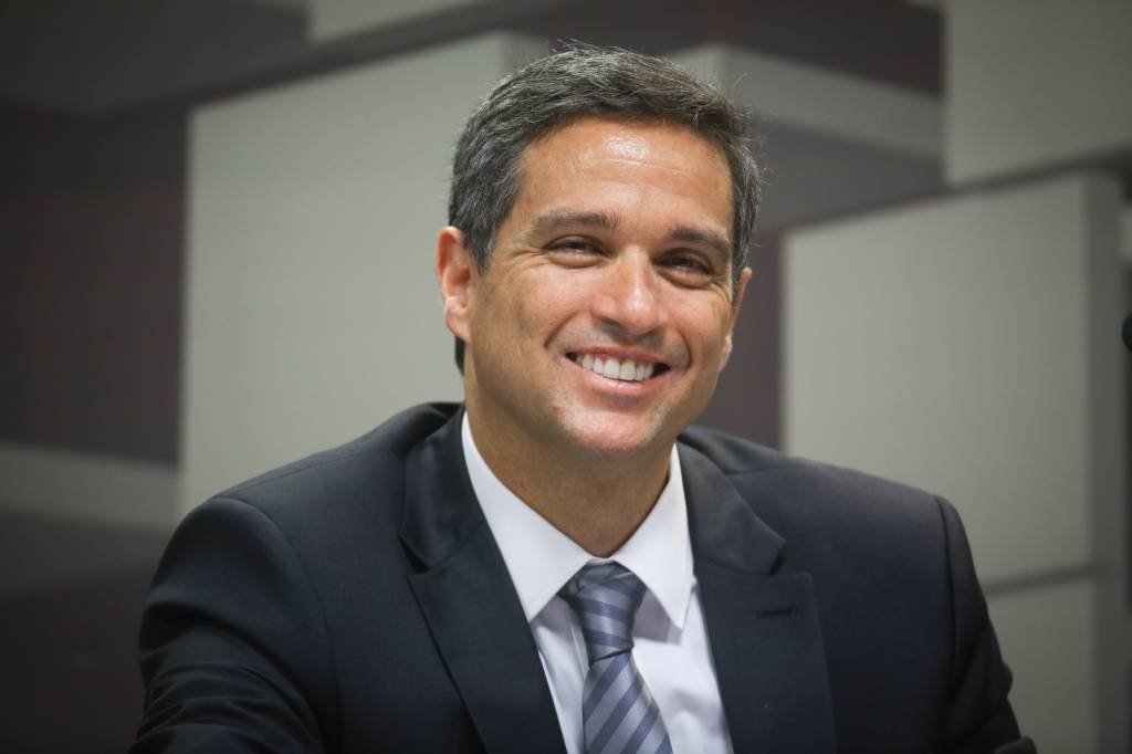 Roberto Campos Neto, presidente do Banco Central: mercado estava dividido entre a aposta de um corte de 0,25 ponto percentual ou de 0,50 (Bloomberg/Andre Coelho)