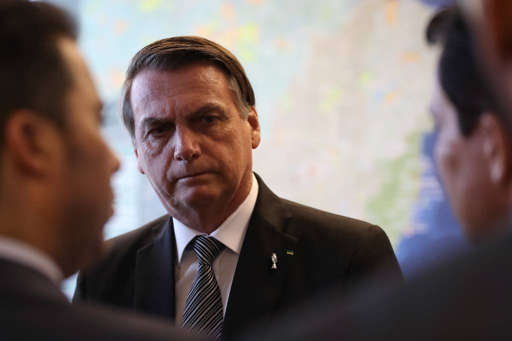 Bolsonaro chega à Câmara para evento religioso, de olho na Previdência