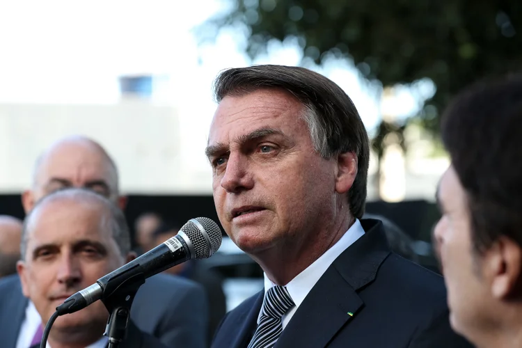 Jair Bolsonaro: "O que eu estou tentando levar para o trabalhador é o seguinte: menos direitos e emprego. Todos os direitos e desemprego" (Marcos Corrêa/PR/Reprodução)