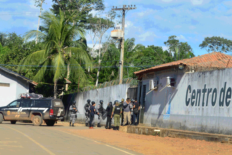 Centro de Recuperação Regional de Altamira: local foi alvo de confronto entre facções criminosas (Bruno Santos/Reuters)